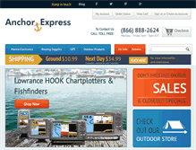 Tablet Screenshot of anchorexpress.com